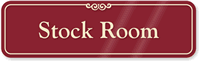 Stock Room Sign