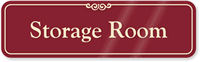 Storage Room Sign
