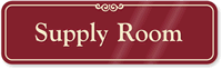 Supply Room Sign