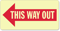This Way Out (Arrow Left)