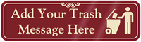 Trash Here Symbol Sign