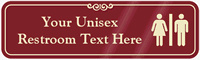 Unisex Restroom Symbol Sign