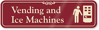 Vending & Ice Machines with Graphic ShowCase™ Sign