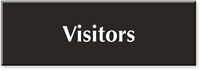 Visitors Sign
