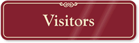 Visitors Sign