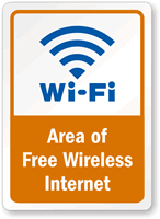 WiFi Area Sign