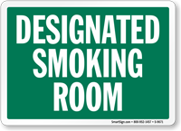 Designated Smoking Room (green)