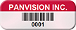 Custom Barcode Tags, 1/2 in. x 1-1/4 in.