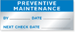 Preventive Maintenance Labels