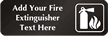 Fire Extinguisher Symbol Sign