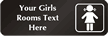 Girls Room Symbol Sign