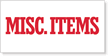 Misc. Items