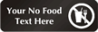No Food Symbol Sign