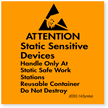 Attention Static Sensitive Devices Label