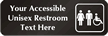 Accessible Unisex Restroom Symbol Sign