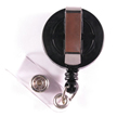 Economy Badge Reel, Clip-On - Black