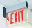 Universal Mount Edge-Lit LED Exit Sign