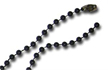 Bead Chain - 4mm Beads - Black