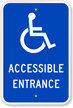 Accessible Entrance Sign