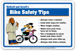 Bike Safety Tips McGruff Bike Safety Sign