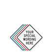 Customizable Diamond Sign Template
