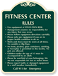Custom Fitness Center Rules SignatureSign™