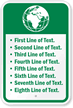 Custom Go Green Sign