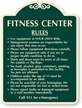 Fitness Center Rules SignatureSign™