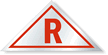 R  Triangular, White Background