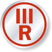 III R Roof Truss Sign Circular