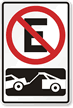 No Estacioner (No Parking) Bilingual Parking Sign