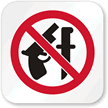 No Weapons Symbol Sign