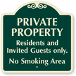 Private Property Residents And Invited Guests Only SignatureSign™
