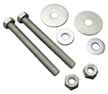 Sign Mounting Hardware Kit, 2 alumimum bolts, 4 washers and 2 nylon lock nuts