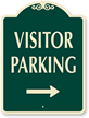 Visitor Parking Arrow SignatureSign™