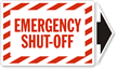 Emergency Shut-Off Label