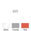 Exit Vinyl Die Cut Glass Window Decal