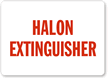 Halon Extinguisher