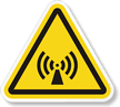 Non-Ionizing Radiation Electromagnetic Hazard Label