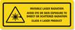 INVISIBLE LASER RADIATION AVOID EXPOSURE Label