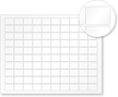 Sheets of TattleTale Vinyl Labels - ¾ in. x 1 in. (100 Labels / Sheet)