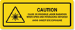 CLASS 3R INVISIBLE LASER RADIATION LABEL