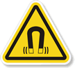 ISO W006 Strong Magnetic Field Label