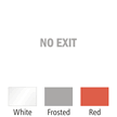 No Exit Vinyl Die Cut Glass Window Decal