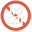 No Exit Symbol Label