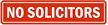 No Solicitors Label