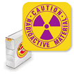 Caution Radioactive Material (with Trefoil)