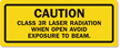 Protective Housing Class 3R Label