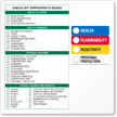 RTK Color Bar Label (Target Organ Checkoffs)
