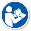 M002 - Read Operators Manual Symbol Safety Label